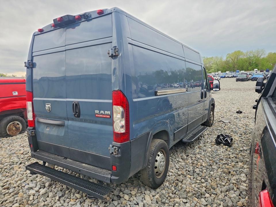 2019 Ram Promaster 2500 VIN 3C6TRVDG8KE515109 COPART salvage auction — FRONT END, Oh - Cert Of Title-Salvage, sold $1,050 on 2026-07-29 (photo 3)