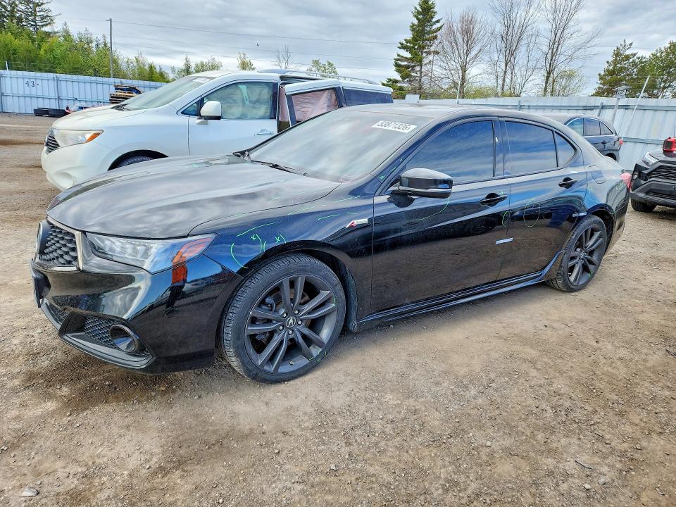 2020 Acura Tlx VIN 19UUB3F60LA802413 COPART salvage auction — VANDALISM, On - Permit No Brand - Unfit, sold $8,800 on 2026-07-23 (photo 1)