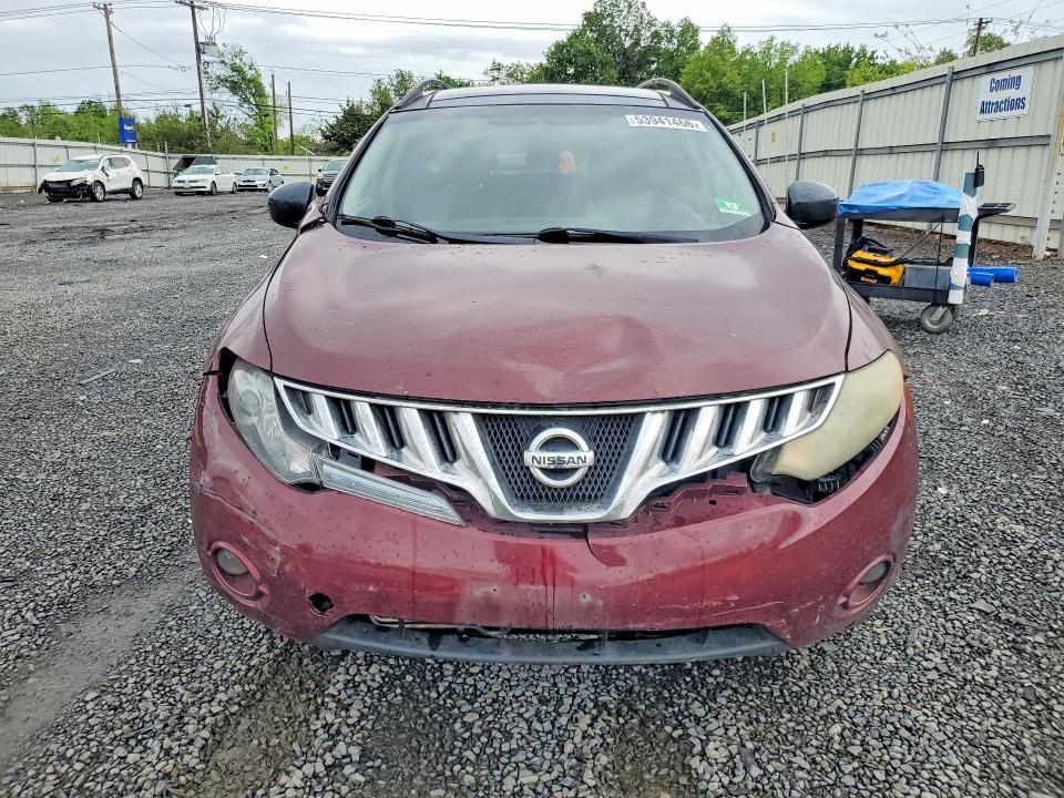 2010 Nissan Murano VIN JN8AZ1MW3AW110445 COPART salvage auction — FRONT END, Nj - Cert Of Title-Salvage, sold $375 on 2026-07-31 (photo 5)
