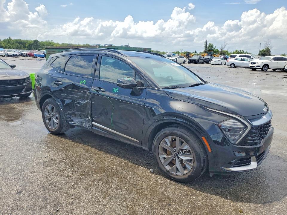 2025 Kia VIN 5XYK43DF3SG318379 COPART salvage auction — SIDE, Fl - Certificate Of Destruction, sold $9,400 on 2026-07-02 (photo 4)