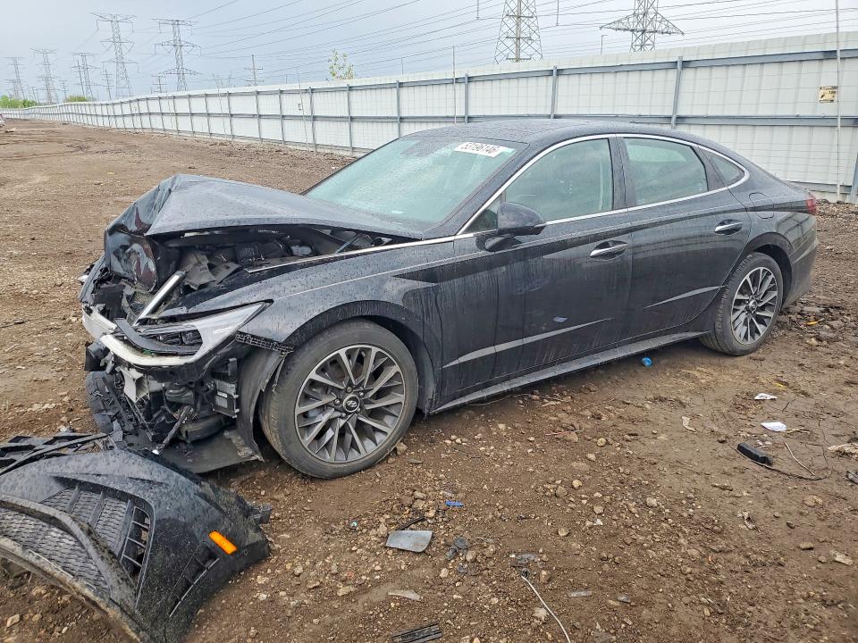 2020 Hyundai Sonata VIN 5NPEH4J24LH003447 COPART salvage auction — FRONT END, Il - Salvage Certificate, sold $3,500 on 2026-07-07 (photo 1)