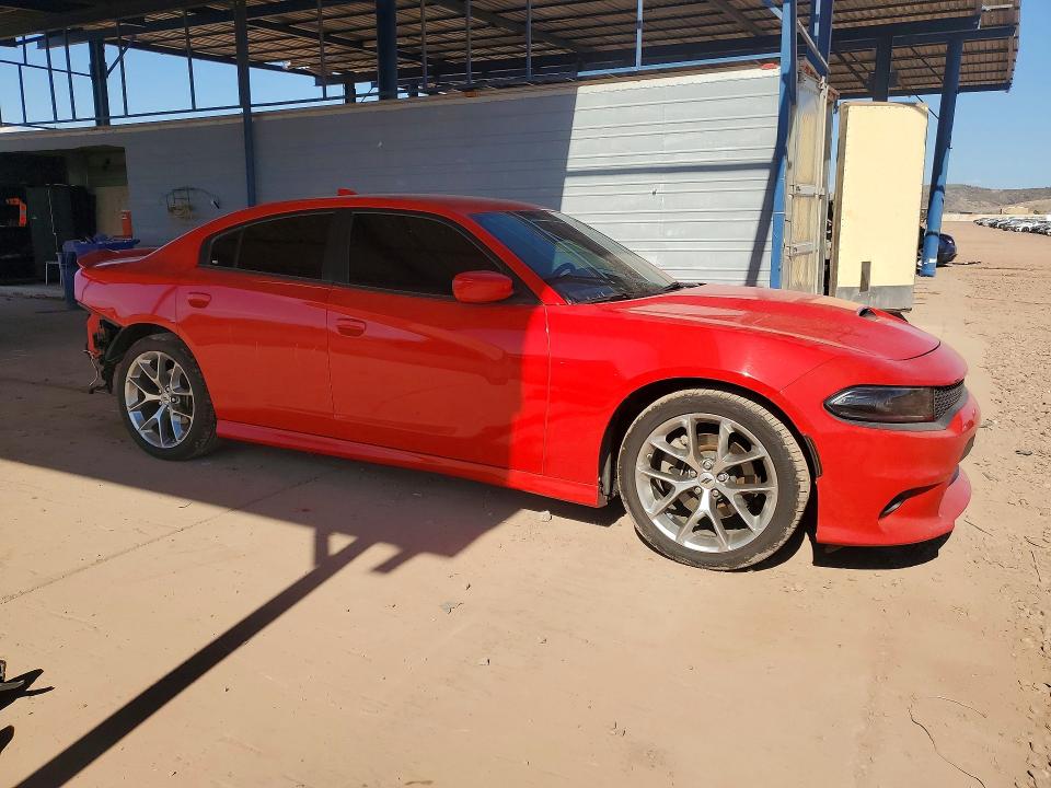 2022 Dodge Charger VIN 2C3CDXHG7NH118758 COPART salvage auction — REAR END, Az - Cert Of Title - Salvage, sold $10,100 on 2026-07-02 (photo 4)