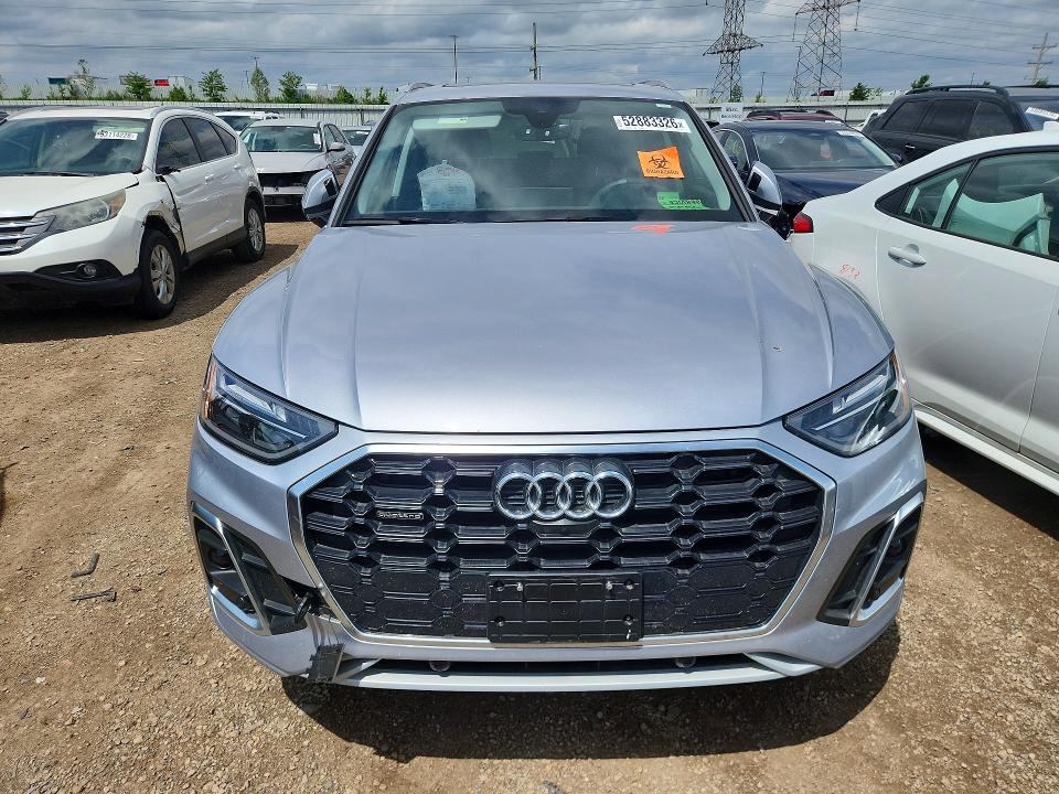 2024 Audi Q5 VIN WA1EABFY7R2088617 COPART salvage auction — REAR END, IL - SALVAGE CERTIFICATE, sold $17,300 on 2026-07-30 (photo 5)