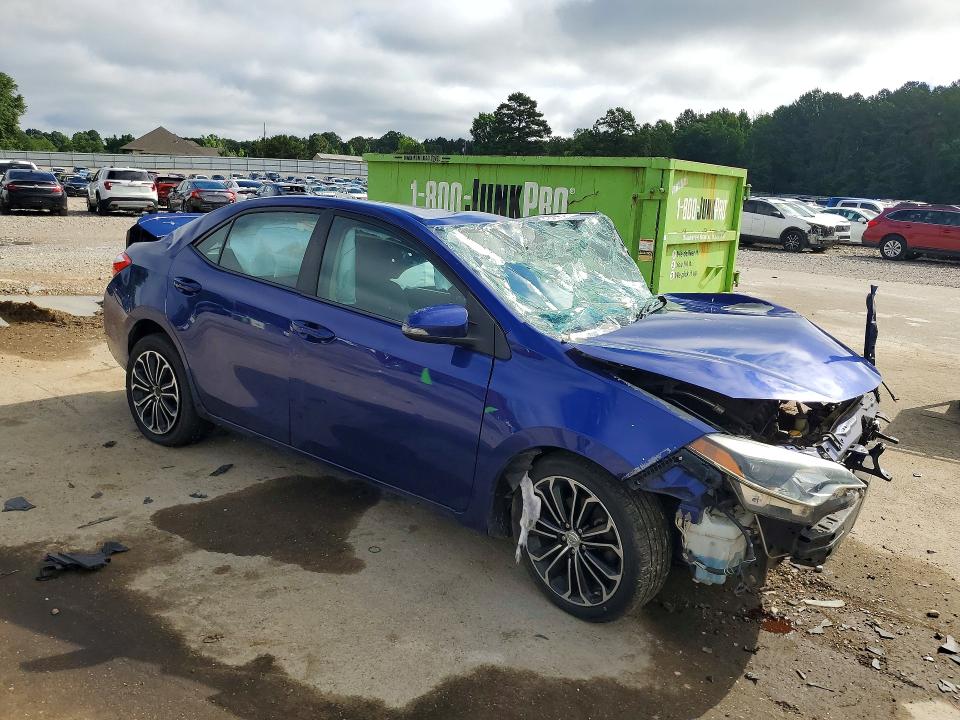 2015 Toyota Corolla VIN 5YFBURHE9FP230524 COPART salvage auction — FRONT END, Ms - Cert Of Title-Salvaged, sold $1,000 on 2026-07-03 (photo 4)