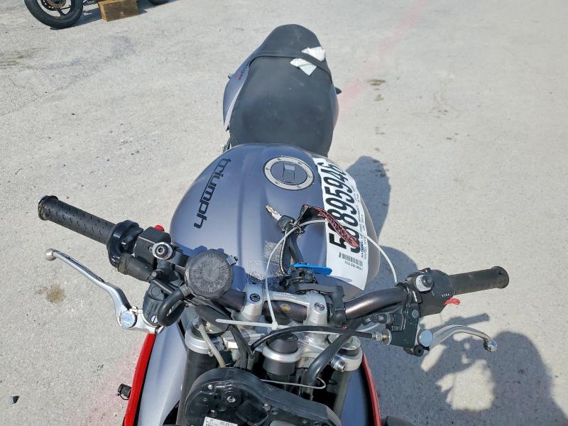2014 Triumph motorcycle Street VIN SMTL03NE6ET656889 COPART salvage auction — ALL OVER, TX - SALVAGE VEHICLE TITLE, sold $250 on 2026-07-30 (photo 5)