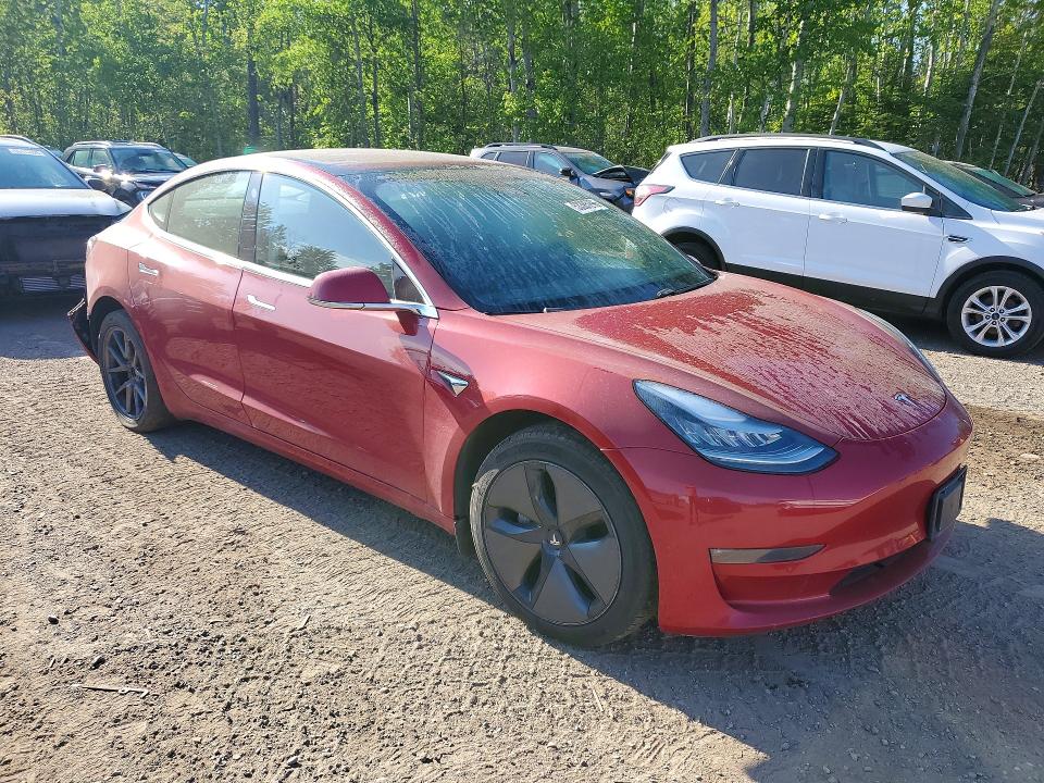 2018 Tesla Model 3 VIN 5YJ3E1EB8JF109551 COPART salvage auction — REAR END, On - Permit Salvage, sold $7,600 on 2026-07-14 (photo 4)