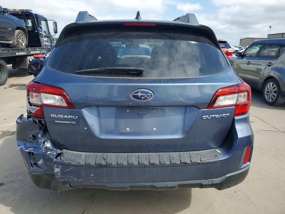 2016 Subaru Outback VIN 4S4BSBHC4G3215818 COPART salvage auction — REAR END, TX - SALVAGE VEHICLE TITLE, sold $2,800 on 2026-07-02 (photo 6)
