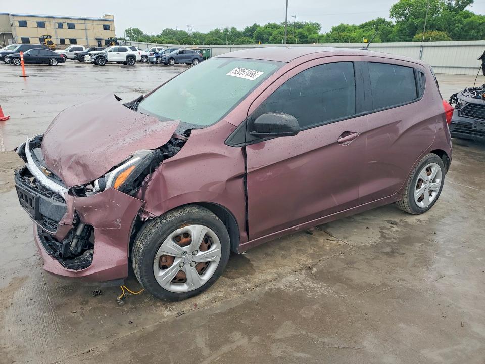 2019 Chevrolet Spark VIN KL8CB6SA5KC732165 COPART salvage auction — FRONT END, Tx - Salvage Vehicle Title, sold $1,050 on 2026-07-06 (photo 1)