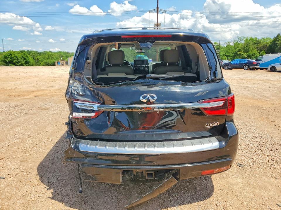 2022 Infiniti Qx80 VIN JN8AZ2AF3N9741405 COPART salvage auction — REAR END, Nc - Salvage Certificate Of Title, sold $14,200 on 2026-07-20 (photo 6)
