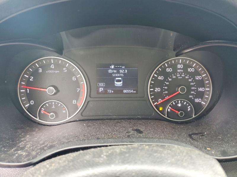 2019 Kia Optima VIN 5XXGT4L34KG298508 COPART salvage auction — FRONT END, Md - Cert Of Salvage > 75% Damage, sold $1,600 on 2026-07-27 (photo 9)