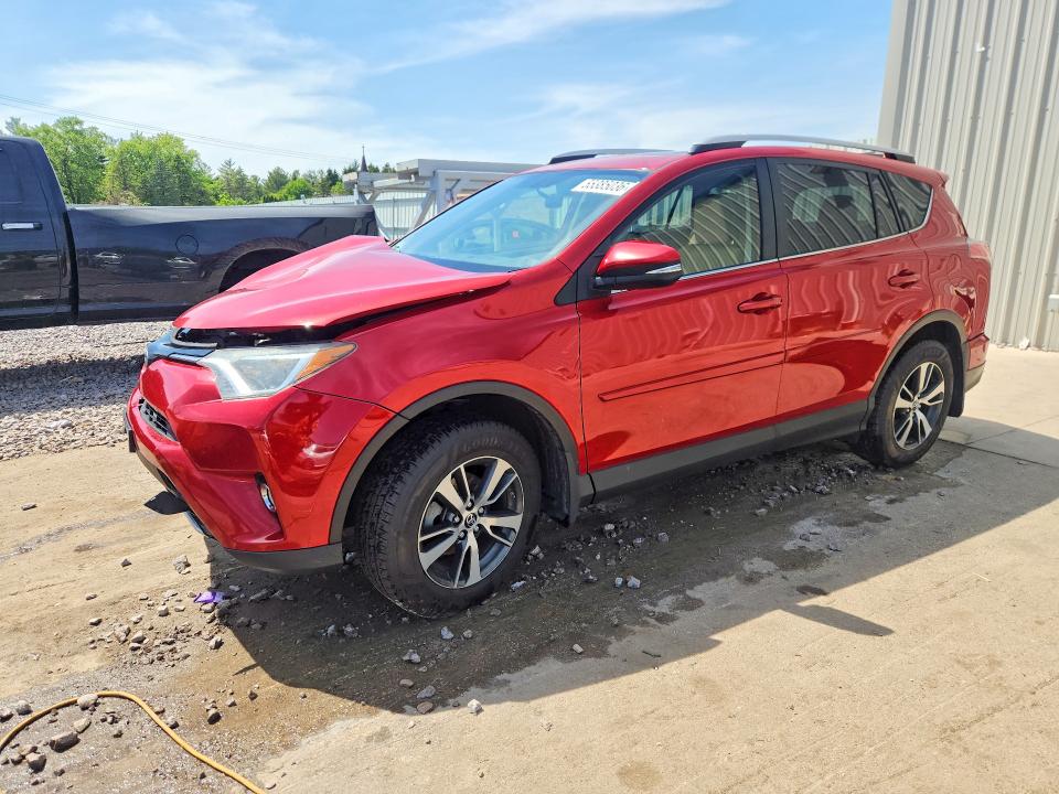 2016 Toyota VIN JTMRFREV8GJ053466 COPART salvage auction — FRONT END, Wi - Certificate Of Title, sold $300 on 2026-07-27 (photo 1)