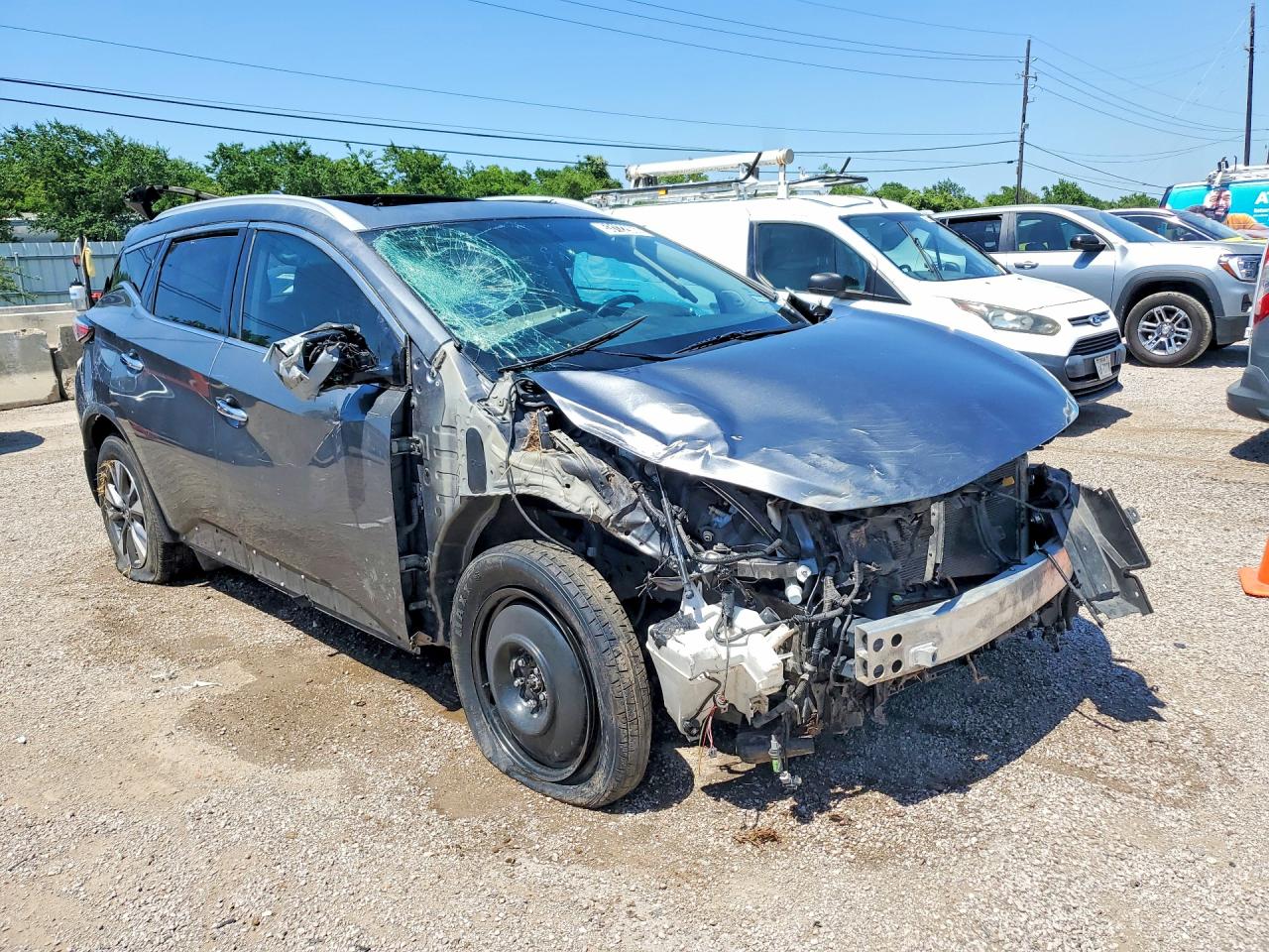 2017 Nissan Murano VIN 5N1AZ2MG4HN137062 COPART salvage auction — Front End, TX - CERTIFICATE OF TITLE, sold $350 on 2026-07-02 (photo 4)