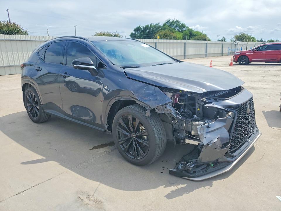2023 Lexus Nx 350 VIN 2T2KGCEZ2PC027578 COPART salvage auction — FRONT END, TX - SALVAGE VEHICLE TITLE, sold $21,100 on 2026-07-02 (photo 4)