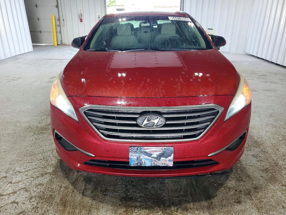 2016 Hyundai Sonata VIN 5NPE24AF5GH426225 COPART salvage auction — MINOR DENT/SCRATCHES, FL - CERT OF TITLE-REBUILT, sold $1,150 on 2026-07-09 (photo 5)