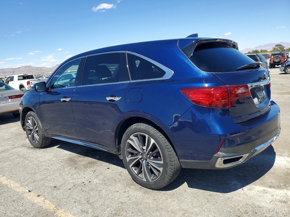 2019 Acura Mdx VIN 5J8YD3H54KL004306 COPART salvage auction — SIDE, Nv - Salvage Title, sold $5,800 on 2026-07-30 (photo 2)