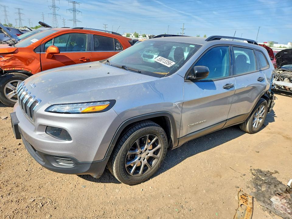 2016 Jeep Cherokee VIN 1C4PJLABXGW137631 — COPART salvage auction photo