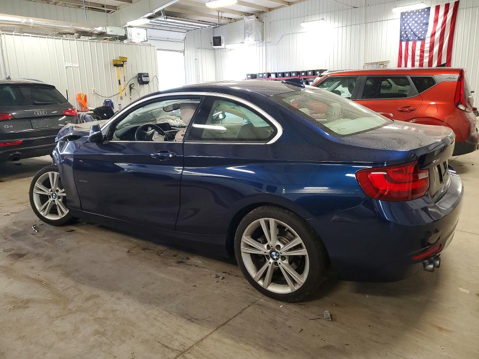 2015 BMW 2 series VIN WBA1F7C50FVX96180 COPART salvage auction — FRONT END, MN - CERT OF TITLE-SALVAGE, sold $525 on 2026-09-01 (photo 2)