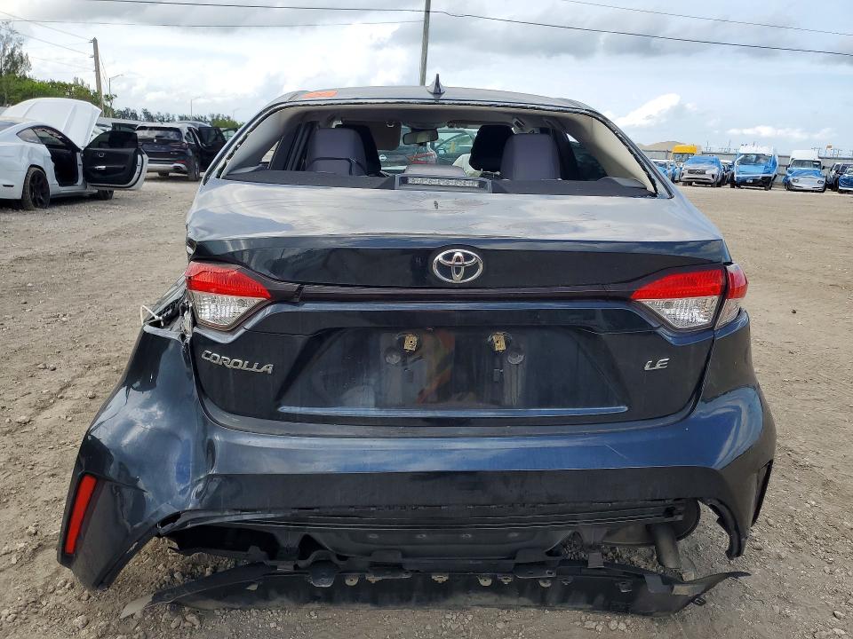 2022 Toyota Corolla VIN JTDEPMAE6NJ216536 COPART salvage auction — FRONT END, Fl - Certificate Of Destruction, sold $1,650 on 2026-07-06 (photo 6)