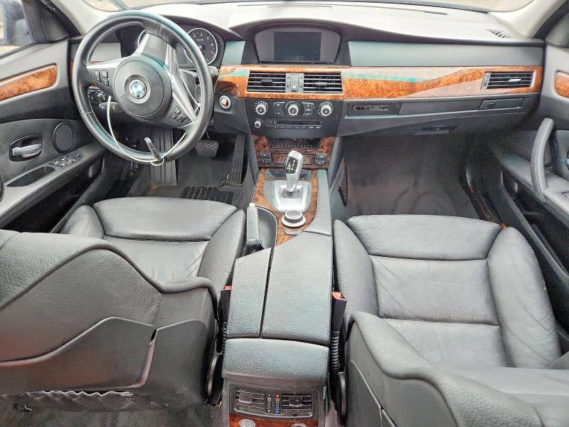 2008 BMW 5 series VIN WBANU53538CT10519 COPART salvage auction — SIDE, MD - PARTS ONLY-NO TITLE LETTER, sold $425 on 2026-07-14 (photo 8)