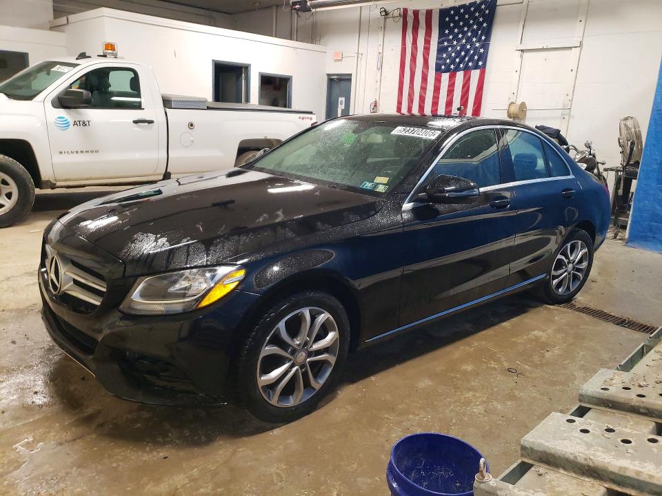2017 Mercedes-benz C class VIN WDDWF4KB6HR215698 COPART salvage auction — MECHANICAL, Oh - Cert Of Title-Repossession, sold $2,300 on 2026-07-28 (photo 1)