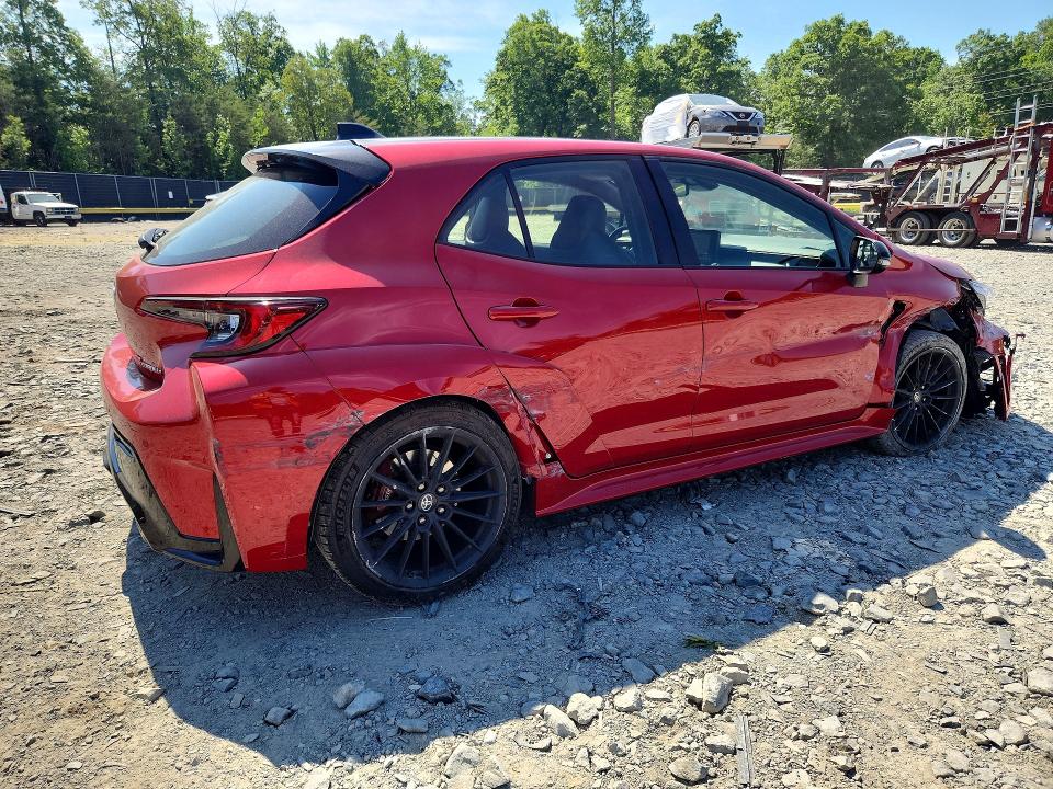 2025 Toyota VIN JTNABAAE9SA021274 COPART salvage auction — FRONT END, Md - Cert Of Salvage > 75% Damage, sold $17,400 on 2026-07-28 (photo 3)