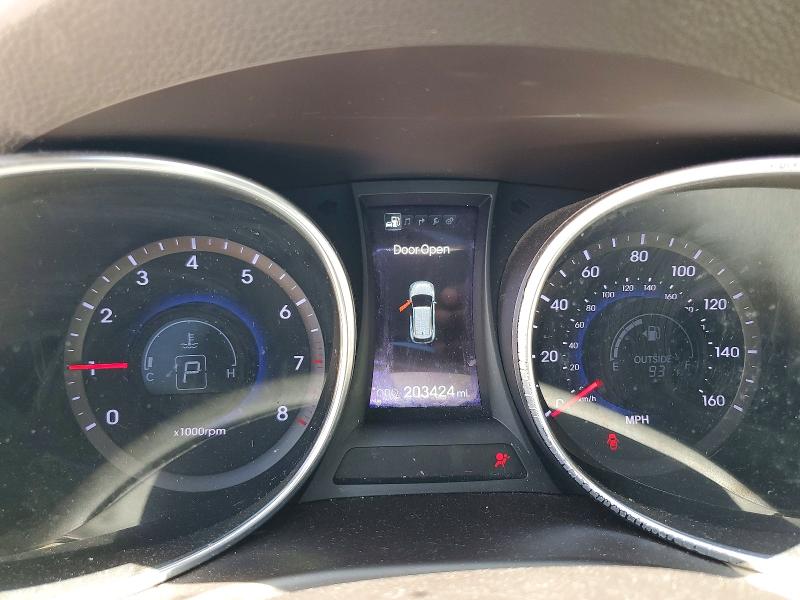 2013 Hyundai Santa fe VIN 5XYZW3LA9DG066669 COPART salvage auction — FRONT END, Fl - Cert Of Title Slvg Rebuildable, sold $1,850 on 2026-07-31 (photo 9)
