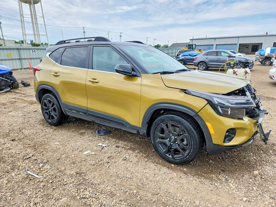 2024 Kia Seltos VIN KNDEUCA70R7611013 COPART salvage auction — FRONT END, Il - Salvage Certificate, sold $4,450 on 2026-07-31 (photo 4)