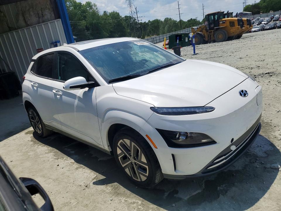 2023 Hyundai Kona VIN KM8K33AG7PU189130 COPART salvage auction — MECHANICAL, Fl - Certificate Of Destruction, sold $7,300 on 2026-07-06 (photo 4)