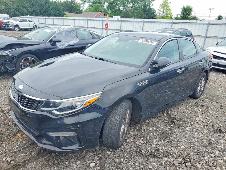 2019 Kia Optima VIN 5XXGT4L34KG298508 COPART salvage auction — FRONT END, Md - Cert Of Salvage > 75% Damage, sold $1,600 on 2026-07-27 (photo 1)