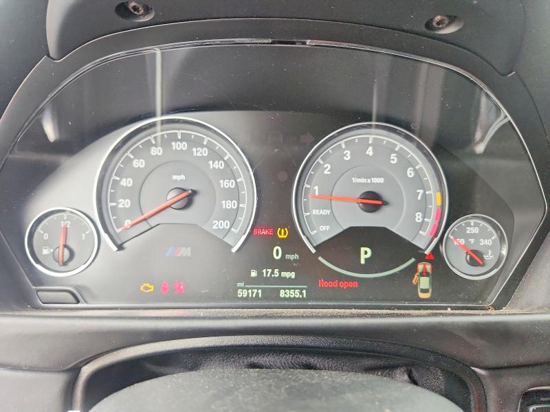 2018 BMW M4 VIN WBS4Y9C59JAA92304 COPART salvage auction — FRONT END, Tx - Salvage Vehicle Title, sold $18,300 on 2026-07-16 (photo 9)