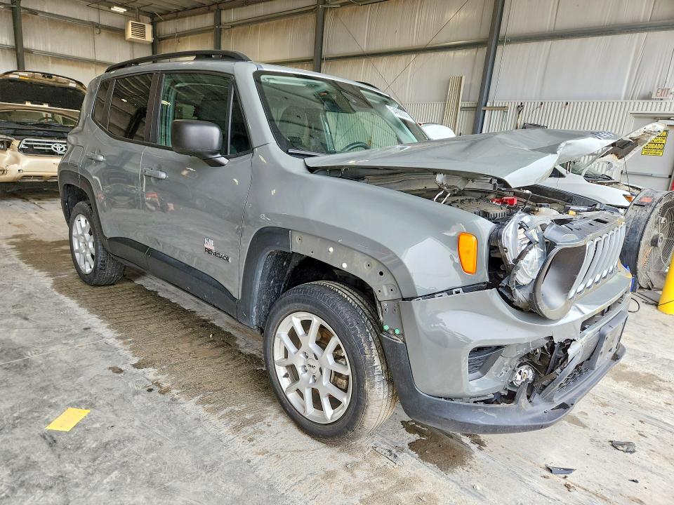 2022 Jeep VIN ZACNJDB15NPN71529 COPART salvage auction — FRONT END, Ne - Cert Of Title-Salvage, sold $1,300 on 2026-07-28 (photo 4)