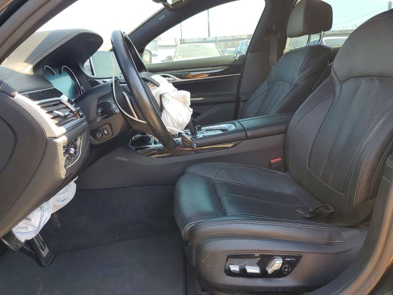 2019 BMW 7 series VIN WBA7E4C51KGV28667 COPART salvage auction — FRONT END, Ca - Salvage Certificate, sold $8,000 on 2026-07-16 (photo 7)