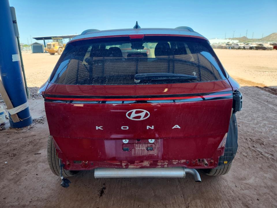 2025 Hyundai VIN KM8HB3AB9SU319788 COPART salvage auction — REAR END, Az - Cert Of Title - Salvage, sold $7,300 on 2026-07-09 (photo 6)
