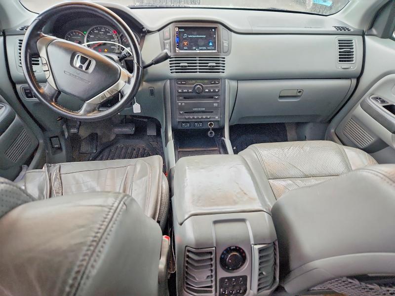 2005 Honda Pilot VIN 5FNYF18625B027645 COPART salvage auction — FRONT END, TX - SALVAGE VEHICLE TITLE (P), sold $525 on 2026-07-02 (photo 8)
