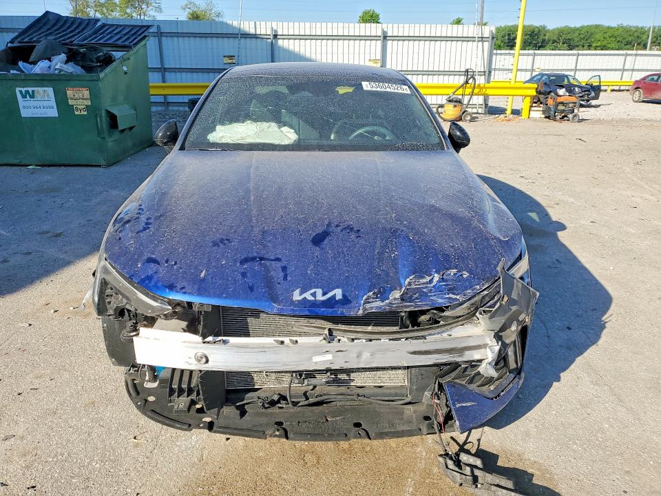 2025 Kia K5 VIN KNAG64J79S5294274 COPART salvage auction — FRONT END, Il - Salvage Certificate, sold $6,800 on 2026-07-10 (photo 5)
