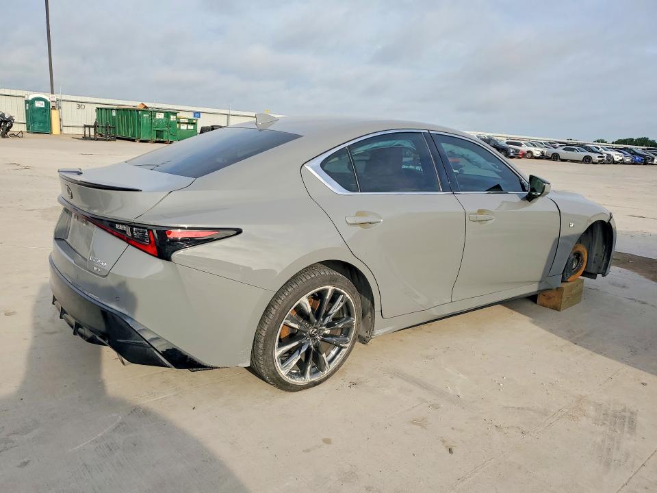 2024 Lexus Is VIN JTHGZ1E22R5036257 COPART salvage auction — UNDERCARRIAGE, Tx - Salvage Vehicle Title, sold $23,800 on 2026-07-02 (photo 3)