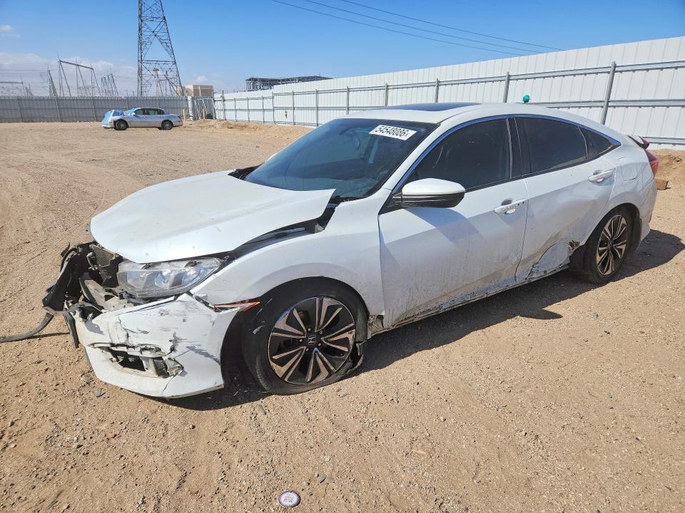 2018 Honda Civic VIN JHMFC1F35JX041756 COPART salvage auction — SIDE, Ca - Acq Bos - Post Sale - Salvage, sold $3,500 on 2026-07-21 (photo 1)