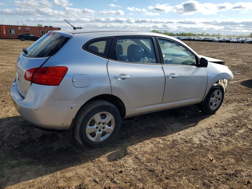 2009 Nissan Rogue sport VIN JN8AS58T19W041374 COPART salvage auction — FRONT END, Il - Salvage Certificate, sold $300 on 2026-07-14 (photo 3)