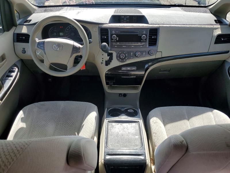 2012 Toyota Sienna VIN 5TDKK3DC1CS273121 COPART salvage auction — FRONT END, Co - Public - Salvage Title, sold $1,950 on 2026-07-16 (photo 8)