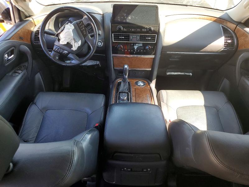 2022 Nissan Armada VIN JN8AY2BC1N9160959 COPART salvage auction — FRONT END, Nv - Salvage Title, sold $5,300 on 2026-07-09 (photo 8)