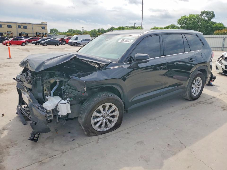 2024 Toyota Highlander VIN 5TDAAAA59RS017536 COPART salvage auction — FRONT END, Tx - Salvage Vehicle Title, sold $14,000 on 2026-07-23 (photo 1)