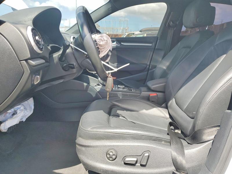 2019 Audi A3 VIN WAUAUGFF0K1012124 COPART salvage auction — FRONT END, Ca - Salvage Certificate, sold $2,700 on 2026-07-22 (photo 7)