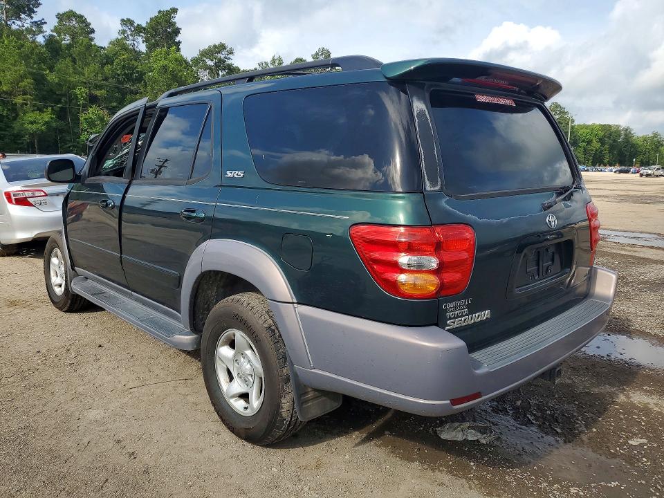 2002 Toyota Sequoia VIN 5TDZT34A52S125465 COPART salvage auction — FRONT END, La - Cert Of Title-Salvage, sold $225 on 2026-07-10 (photo 2)