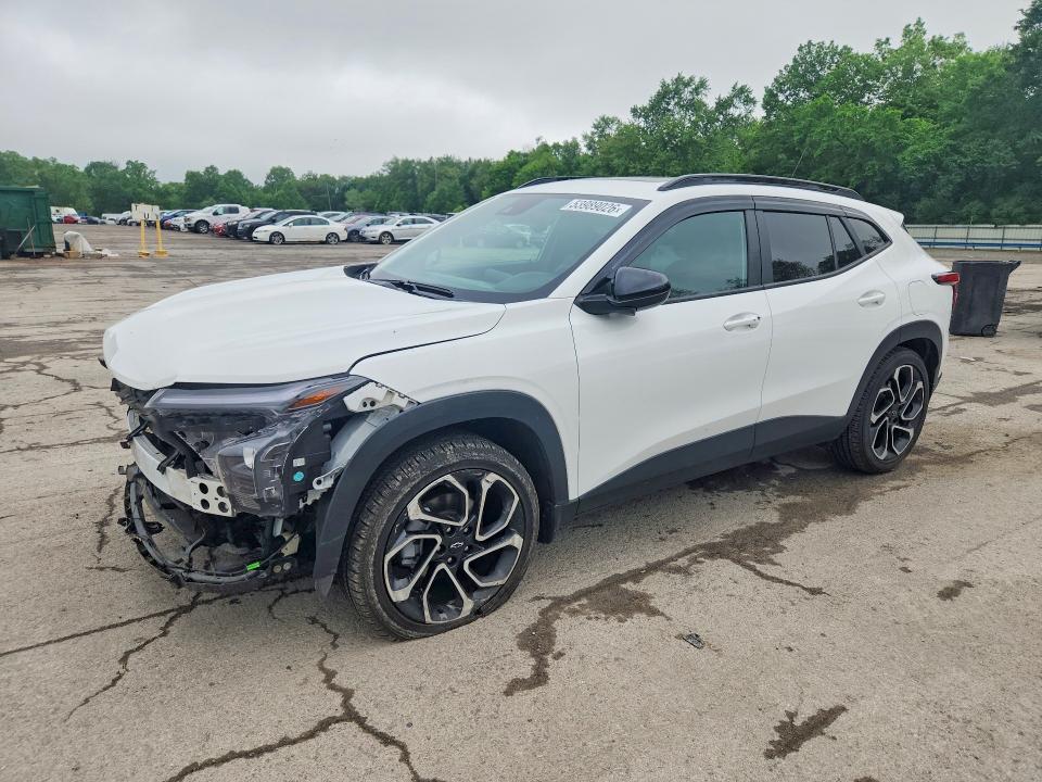 2024 Chevrolet VIN KL77LJE26RC013270 COPART salvage auction — FRONT END, Oh - Cert Of Title-Salvage, sold $9,700 on 2026-07-23 (photo 1)