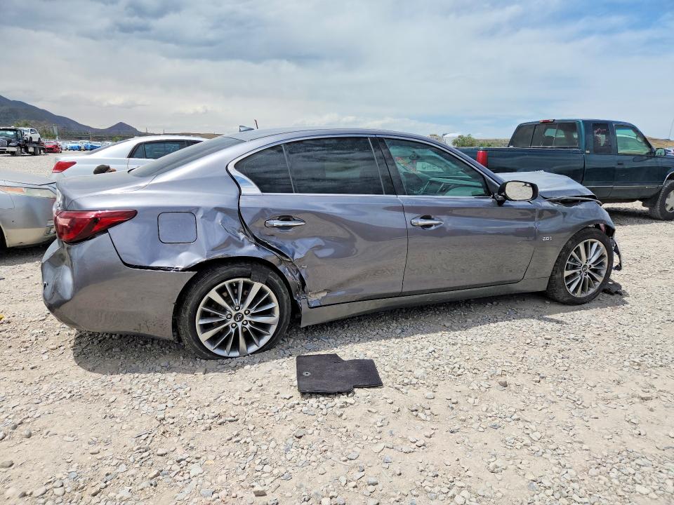 2018 Infiniti Q50 VIN JN1CV7AR2JM280764 COPART salvage auction — FRONT END, UT - SALVAGE CERTIFICATE, sold $325 on 2026-07-31 (photo 3)