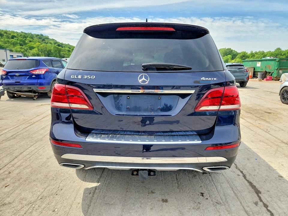 2018 Mercedes-benz Gle VIN 4JGDA5HBXJB063822 COPART salvage auction — FRONT END, Pa - Certificate Of Salvage, sold $9,600 on 2026-07-02 (photo 6)