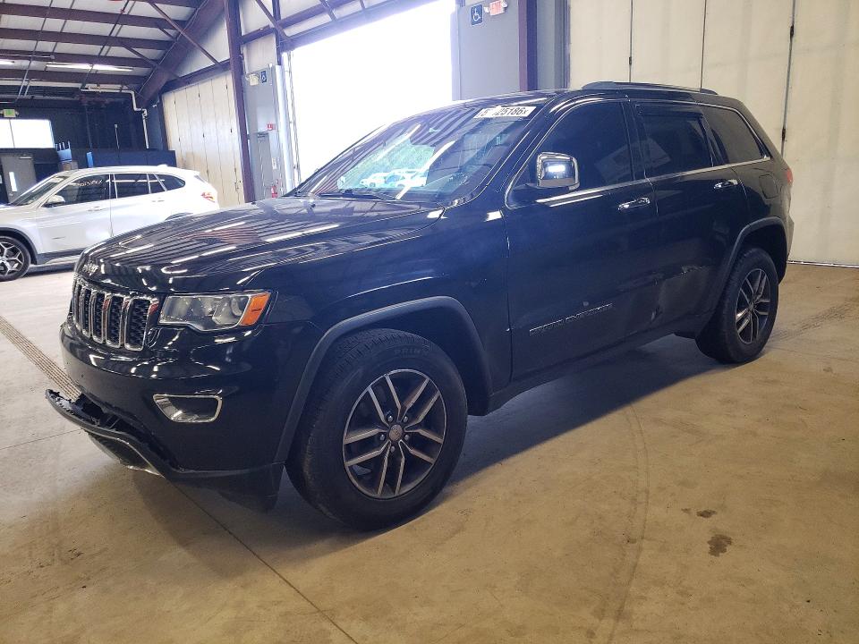 2017 Jeep Grand cherokee VIN 1C4RJFBG1HC742645 COPART salvage auction — FRONT END, Ct - Certificate Of Title, sold $7,300 on 2026-07-27 (photo 1)