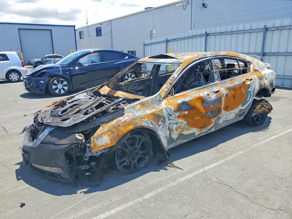 2009 Acura Tl VIN 19UUA86289A000455 COPART salvage auction — BURN, Ca - Non-Repairable Vehicle Cert, sold $10 on 2026-07-31 (photo 1)