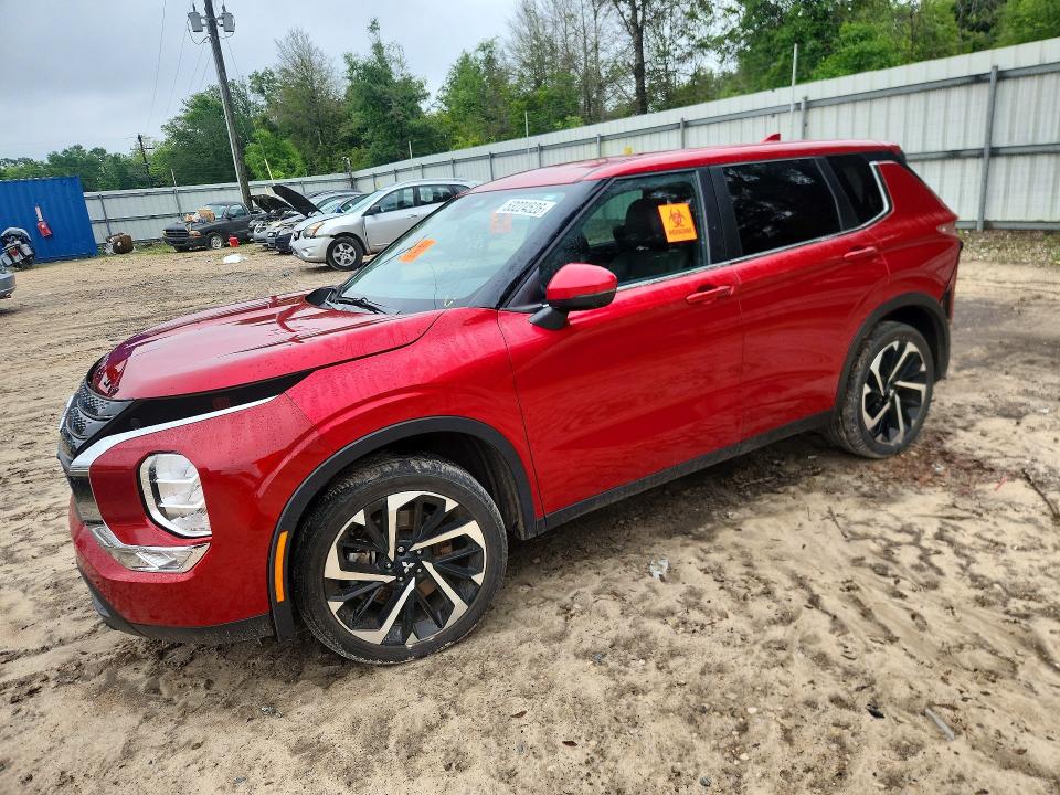 2022 Mitsubishi Outlander VIN JA4J3UA81NZ083751 COPART salvage auction — FRONT END, Ga - Cert Of Title-Salvage, sold $5,900 on 2026-07-17 (photo 1)