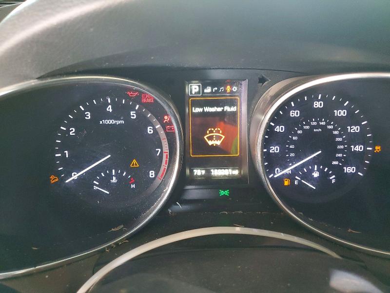 2017 Hyundai Santa fe VIN KM8SR4HF4HU218182 COPART salvage auction — MECHANICAL, Az - Dealer Only Clean Title (P), sold $3,950 on 2026-08-03 (photo 9)